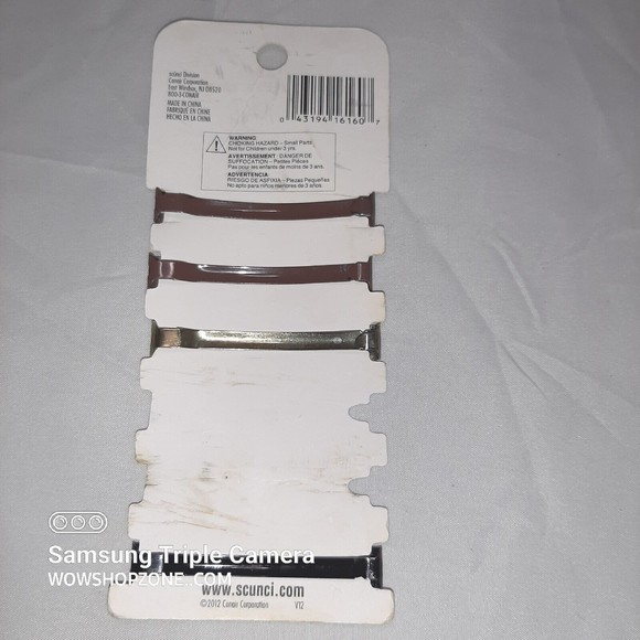 Scunci Effortless Beauty Slip Grip All Day Hold Hair Barrettes MultiColor 4pc - Picture 3 of 5